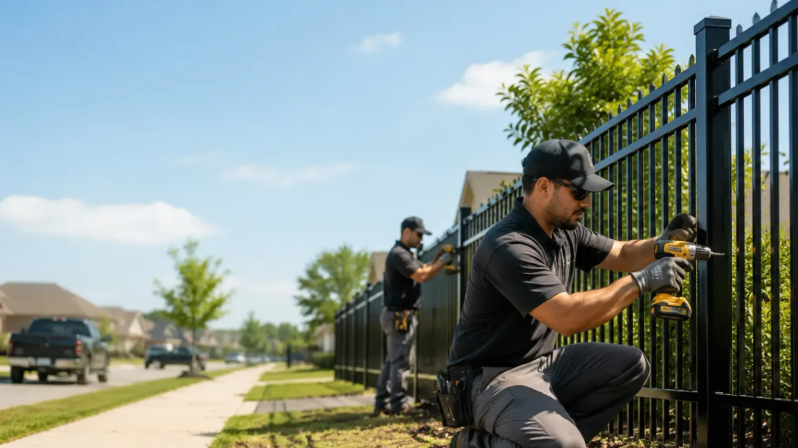 Metal Fence Installation in Nahunta, GA